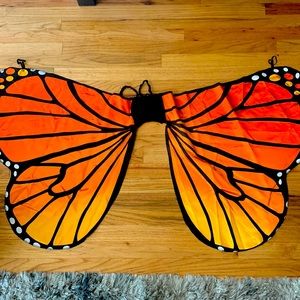 Adult monarch butterfly wing costume